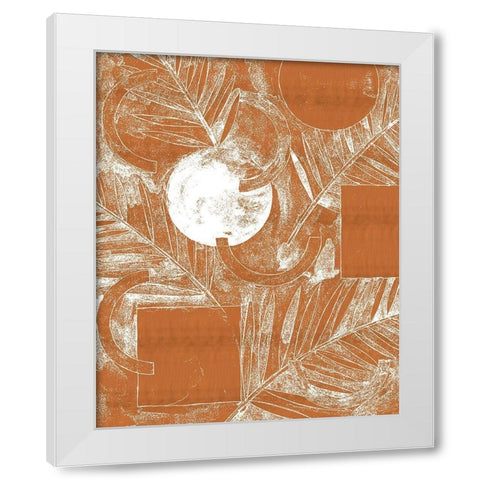 Composition and Alloys II White Modern Wood Framed Art Print by Wang, Melissa