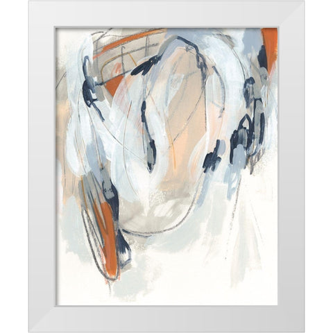 Obfuscation II White Modern Wood Framed Art Print by Vess, June Erica