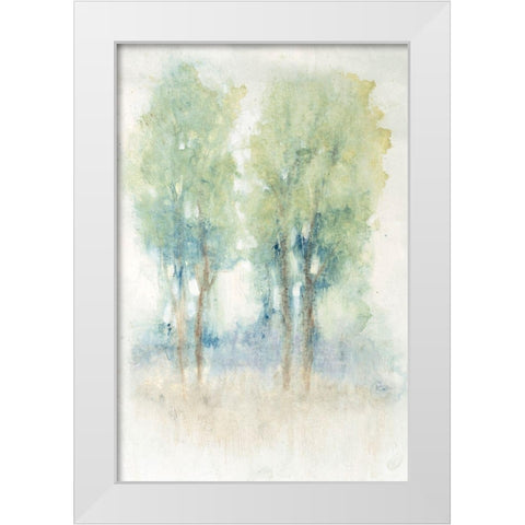 Spontaneous Landscape I White Modern Wood Framed Art Print by OToole, Tim