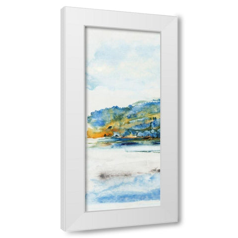 Island Mist I White Modern Wood Framed Art Print by OToole, Tim