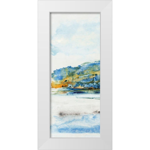 Island Mist I White Modern Wood Framed Art Print by OToole, Tim