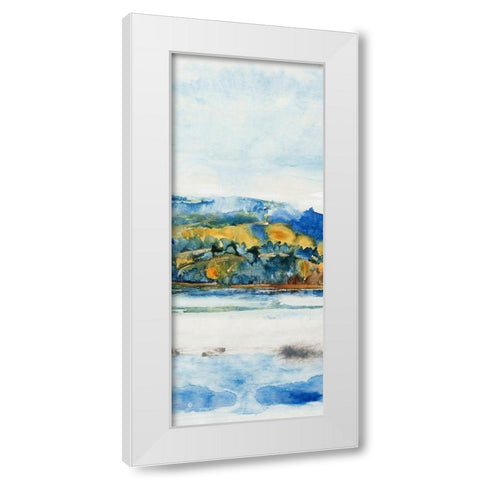 Island Mist II White Modern Wood Framed Art Print by OToole, Tim