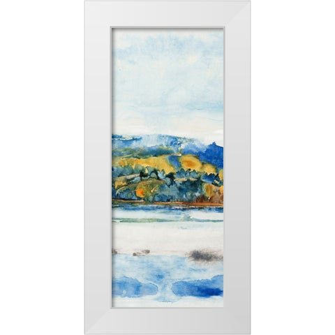 Island Mist II White Modern Wood Framed Art Print by OToole, Tim