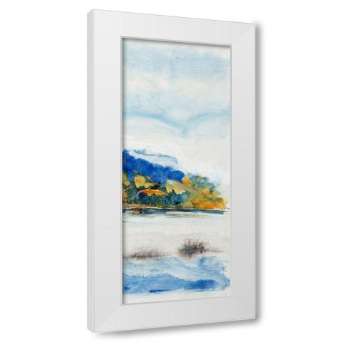 Island Mist III White Modern Wood Framed Art Print by OToole, Tim