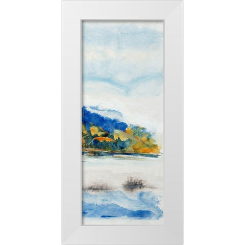 Island Mist III White Modern Wood Framed Art Print by OToole, Tim