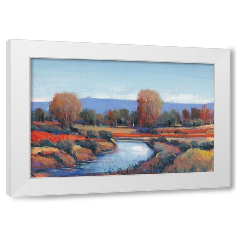 Hidden Creek II White Modern Wood Framed Art Print by OToole, Tim