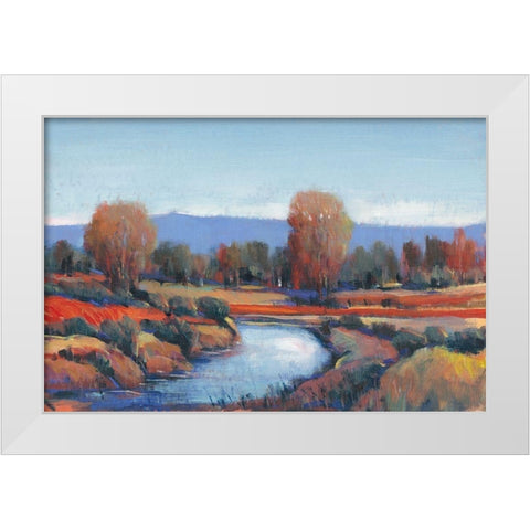 Hidden Creek II White Modern Wood Framed Art Print by OToole, Tim