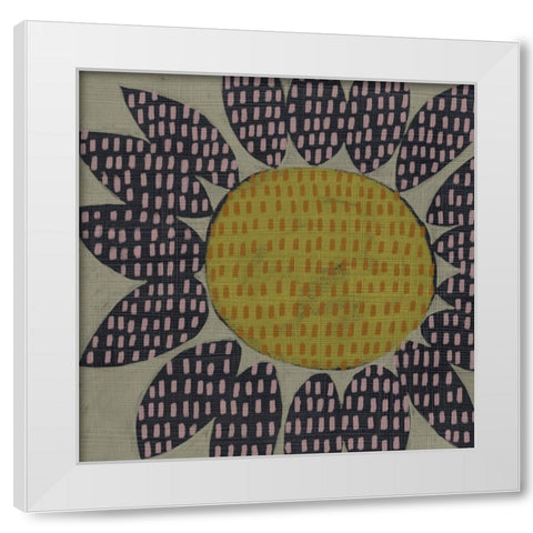 Pawpaw III White Modern Wood Framed Art Print by Zarris, Chariklia