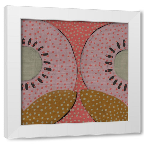 Pawpaw IX White Modern Wood Framed Art Print by Zarris, Chariklia