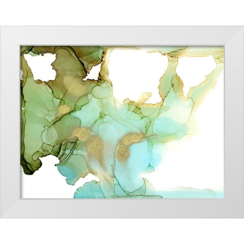 Spa Cavern II White Modern Wood Framed Art Print by Goldberger, Jennifer