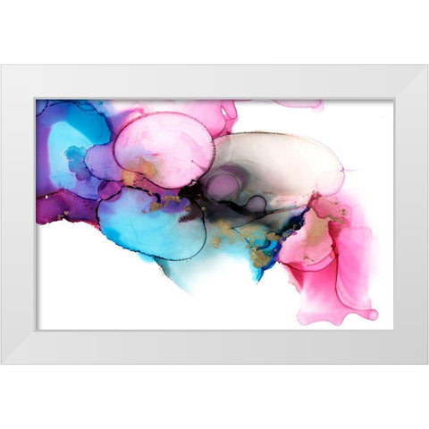 Borealis II White Modern Wood Framed Art Print by Goldberger, Jennifer