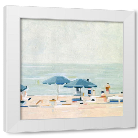 If Its the Beaches I White Modern Wood Framed Art Print by Scarvey, Emma