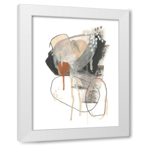 Conductive II White Modern Wood Framed Art Print by Vess, June Erica