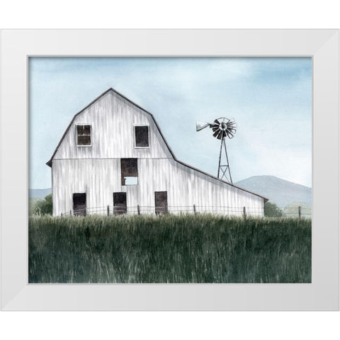 Bygone Barn I White Modern Wood Framed Art Print by Popp, Grace