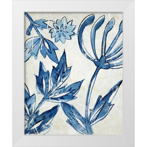 Porcelain Sample I White Modern Wood Framed Art Print by Zarris, Chariklia