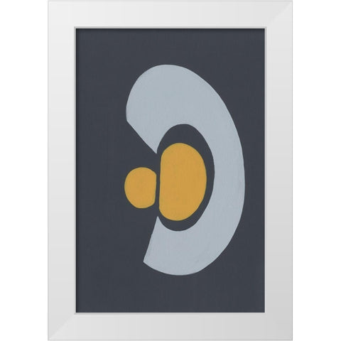 Quaternary Trilogy IV White Modern Wood Framed Art Print by Moore, Regina