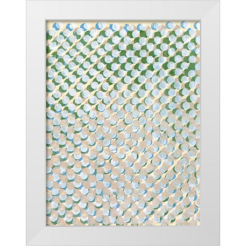Perforation IV White Modern Wood Framed Art Print by Lam, Vanna