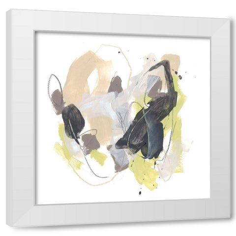Kinetic Orbit II White Modern Wood Framed Art Print by Vess, June Erica