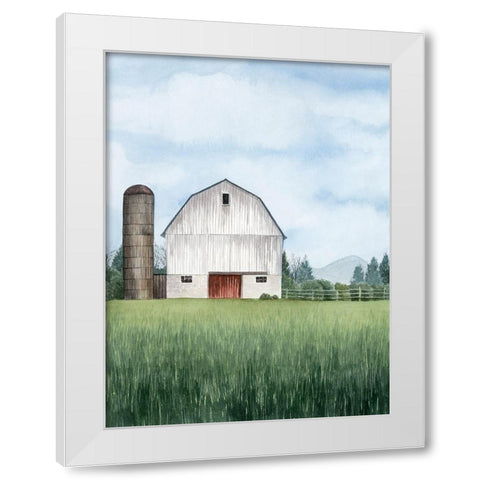 Northern Acreage II White Modern Wood Framed Art Print by Popp, Grace