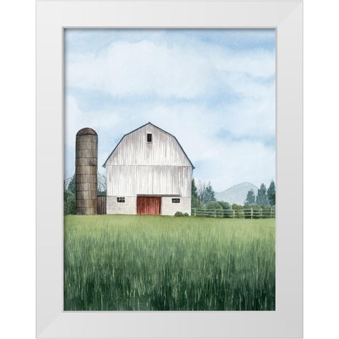 Northern Acreage II White Modern Wood Framed Art Print by Popp, Grace