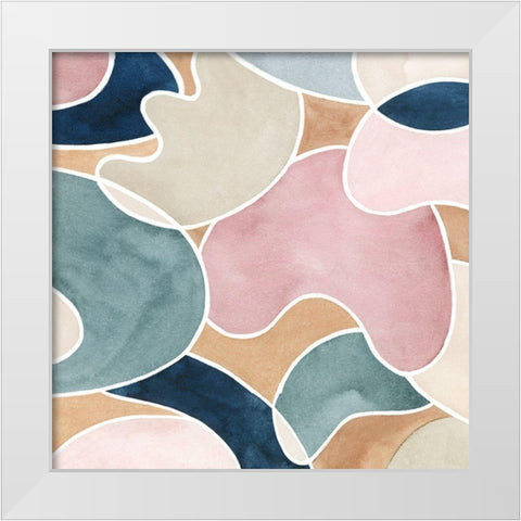 Shifters II White Modern Wood Framed Art Print by Popp, Grace