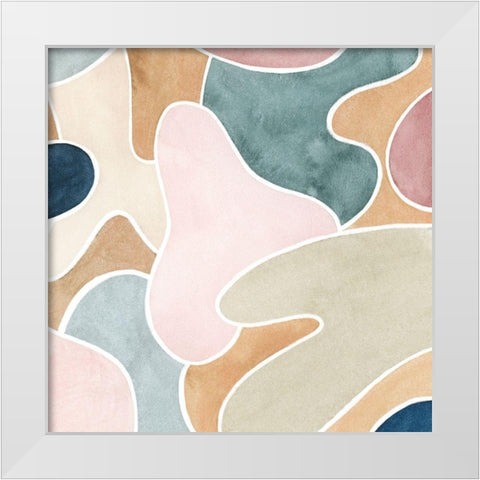 Shifters IV White Modern Wood Framed Art Print by Popp, Grace