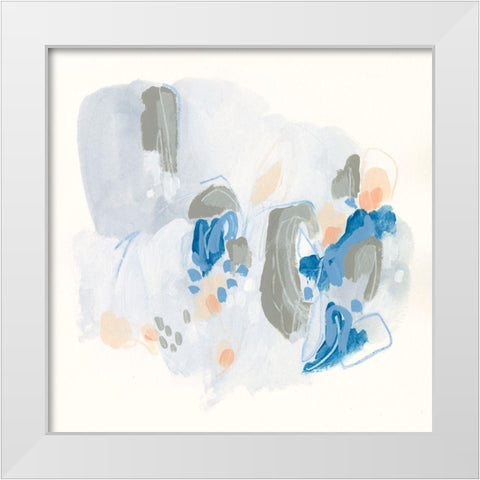 Light Refraction II White Modern Wood Framed Art Print by Vess, June Erica