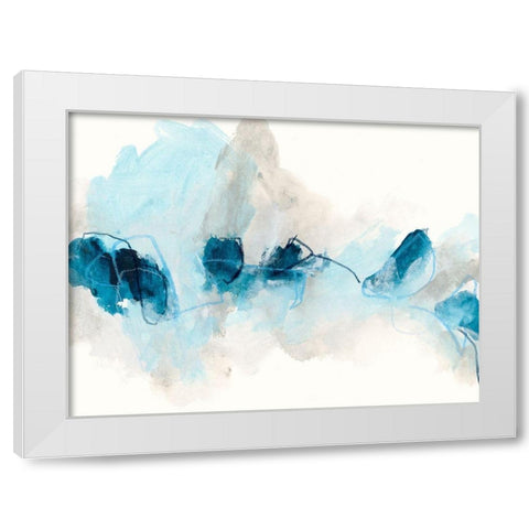 Geode Coast I White Modern Wood Framed Art Print by Vess, June Erica