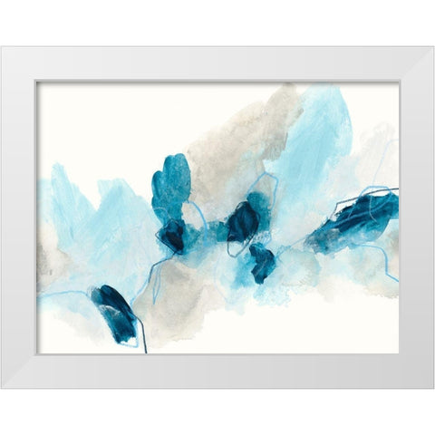 Geode Coast II White Modern Wood Framed Art Print by Vess, June Erica