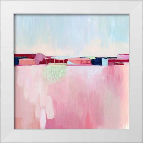 Candy Cityscape II White Modern Wood Framed Art Print by Popp, Grace