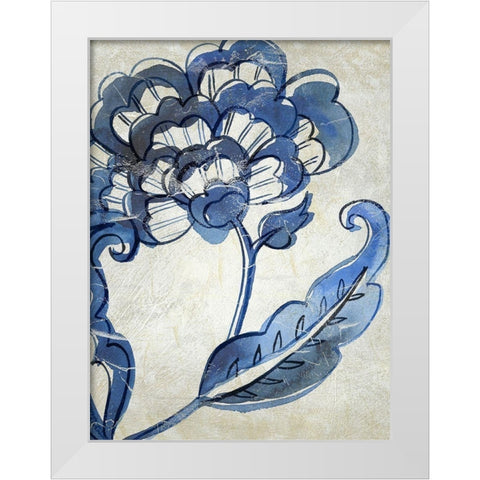 Vintage Porcelain I White Modern Wood Framed Art Print by Zarris, Chariklia