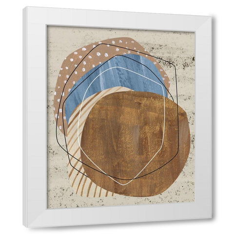 Dust Storm I White Modern Wood Framed Art Print by Wang, Melissa