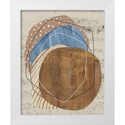 Dust Storm I White Modern Wood Framed Art Print by Wang, Melissa