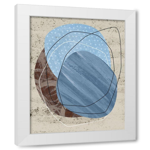 Dust Storm II White Modern Wood Framed Art Print by Wang, Melissa