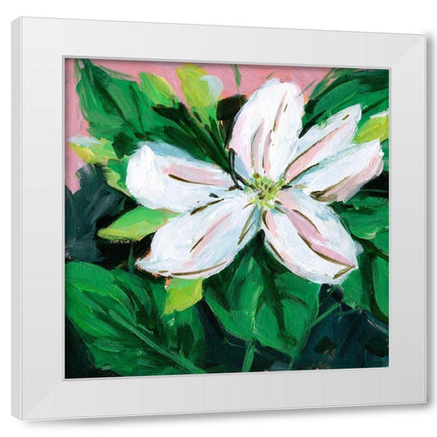 Summer Bride II White Modern Wood Framed Art Print by Wang, Melissa