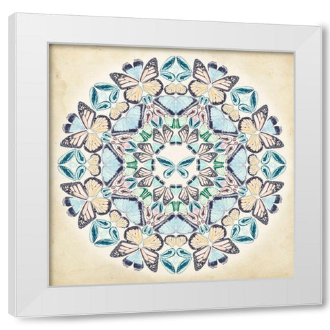 Prosperity Mandala II White Modern Wood Framed Art Print by Wang, Melissa