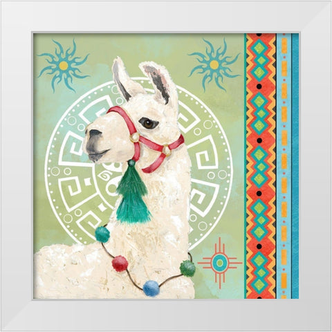 Peruvian Dreams II White Modern Wood Framed Art Print by Reynolds, Jade