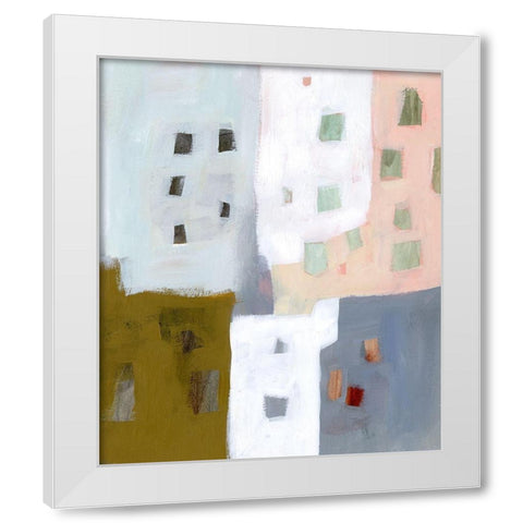 Window Weave II White Modern Wood Framed Art Print by Borges, Victoria