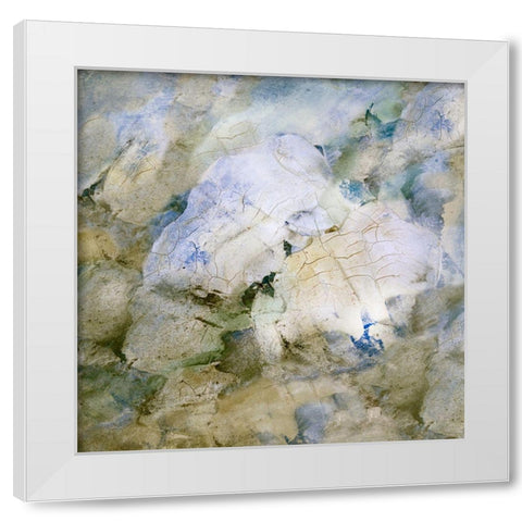 Tidal Flow III White Modern Wood Framed Art Print by Finch, Scherrer