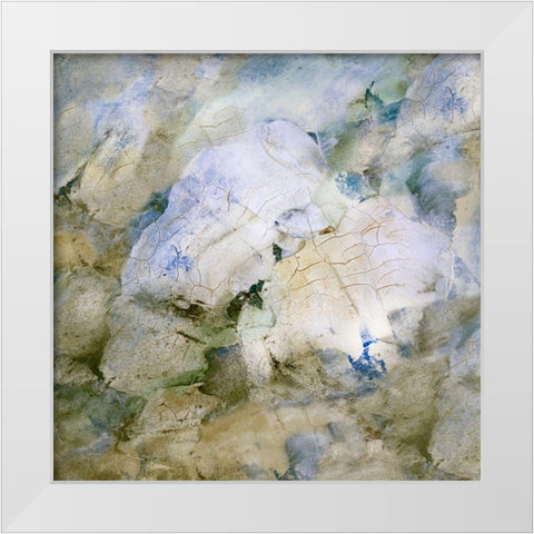 Tidal Flow III White Modern Wood Framed Art Print by Finch, Scherrer