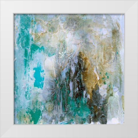 Tidal Flow IV White Modern Wood Framed Art Print by Finch, Scherrer