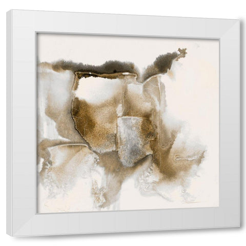 Drifting Sands II White Modern Wood Framed Art Print by Finch, Scherrer