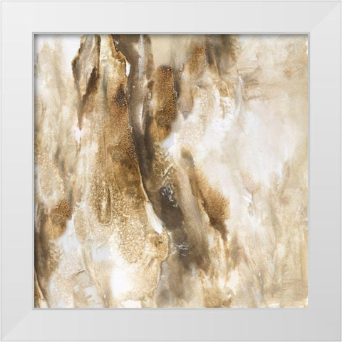 Drifting Sands III White Modern Wood Framed Art Print by Finch, Scherrer