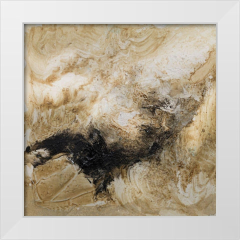 Drifting Sands IV White Modern Wood Framed Art Print by Finch, Scherrer