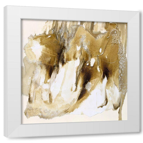 Drifting Sands V White Modern Wood Framed Art Print by Finch, Scherrer