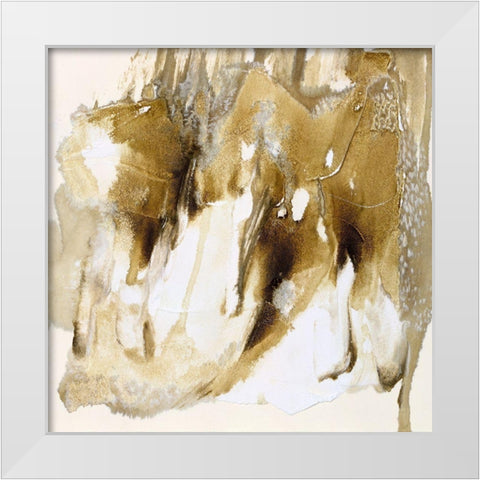 Drifting Sands V White Modern Wood Framed Art Print by Finch, Scherrer