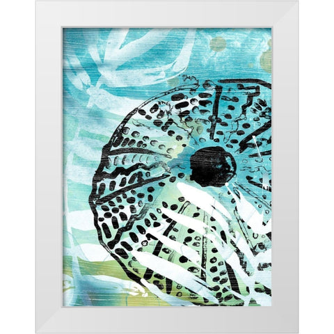 Echinoidia I White Modern Wood Framed Art Print by Vess, June Erica