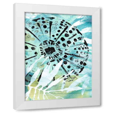 Echinoidia II White Modern Wood Framed Art Print by Vess, June Erica