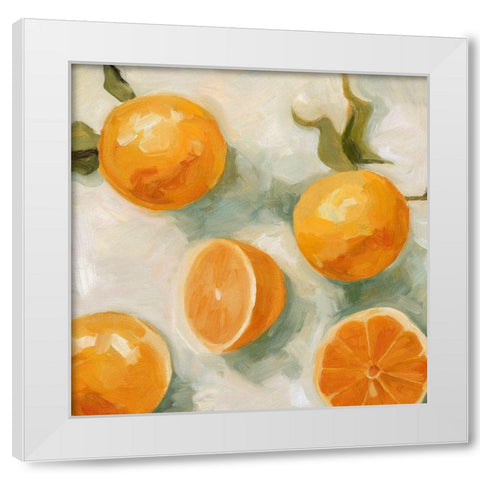 Fresh Citrus IV White Modern Wood Framed Art Print by Scarvey, Emma