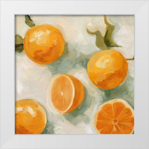 Fresh Citrus IV White Modern Wood Framed Art Print by Scarvey, Emma